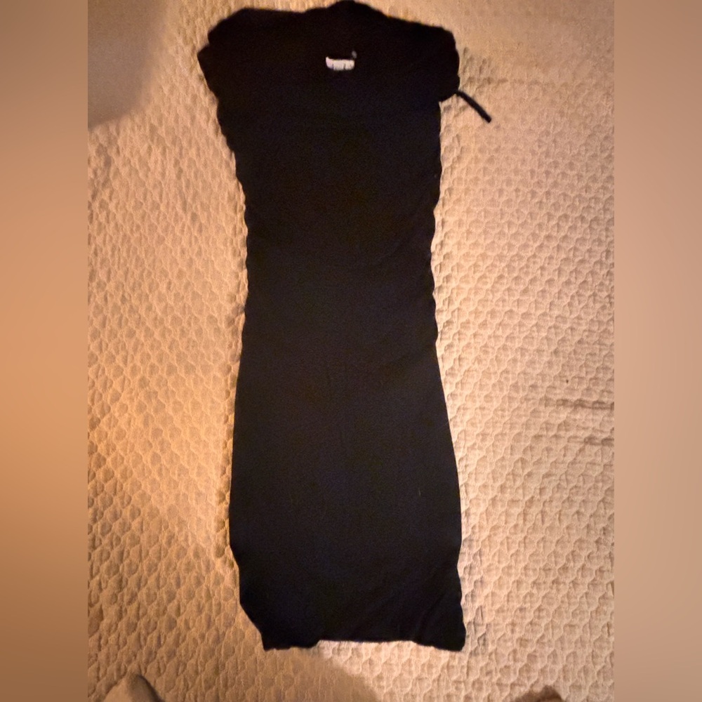 James Perse Strapless Black Dress